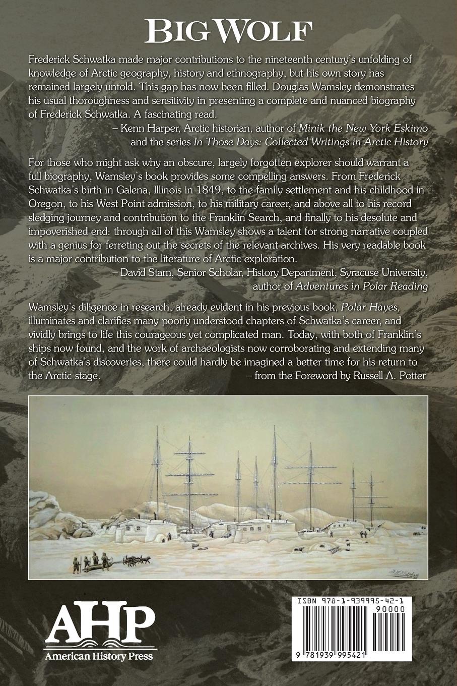 Rückseitencover Big Wolf - The Adventurous Life of  Lieutenant Frederick G. Schwatka