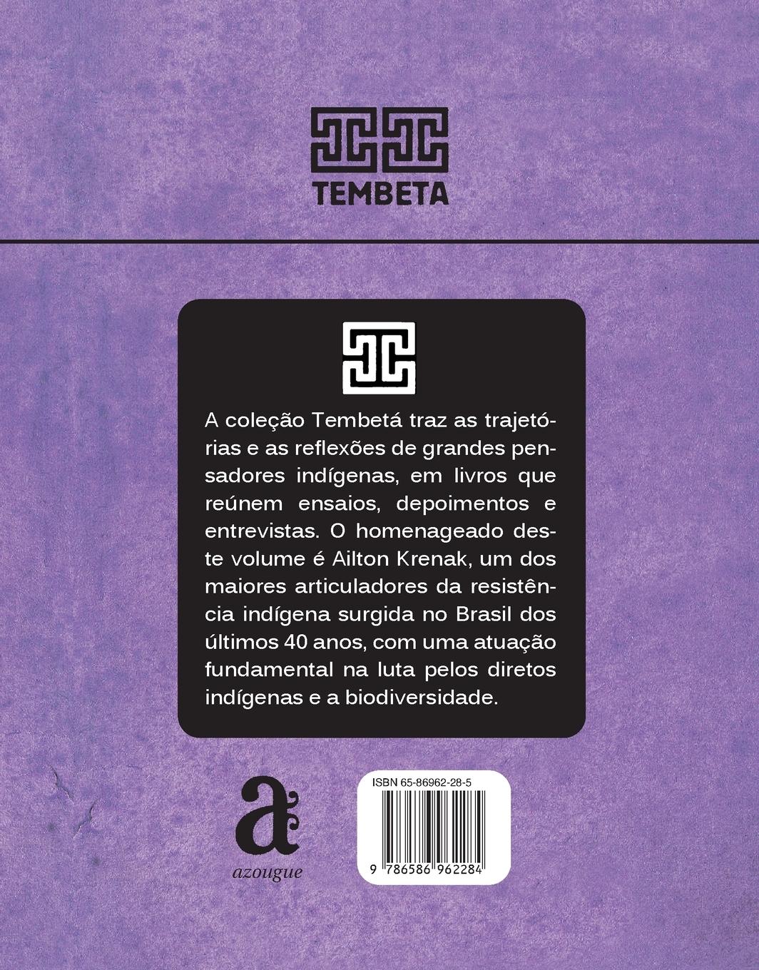 Rückseitencover Ailton Krenak - Tembeta