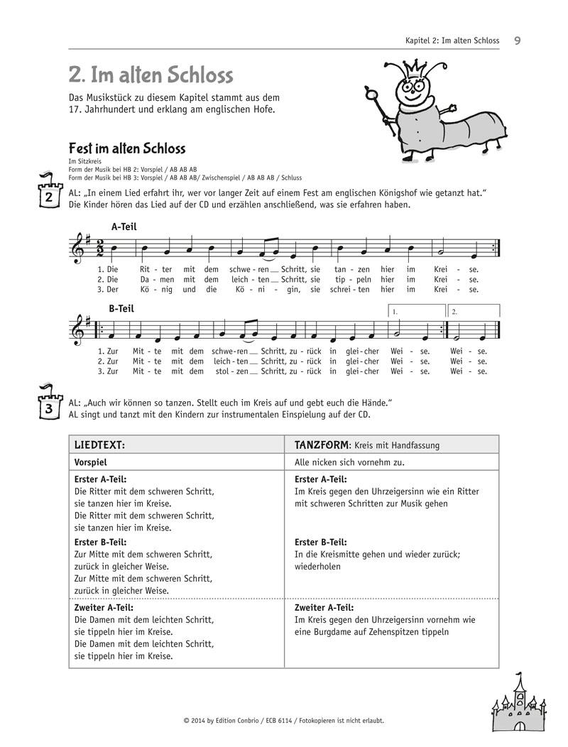 Beispielinhalt (Bild) Die Rhythmus-Raupe