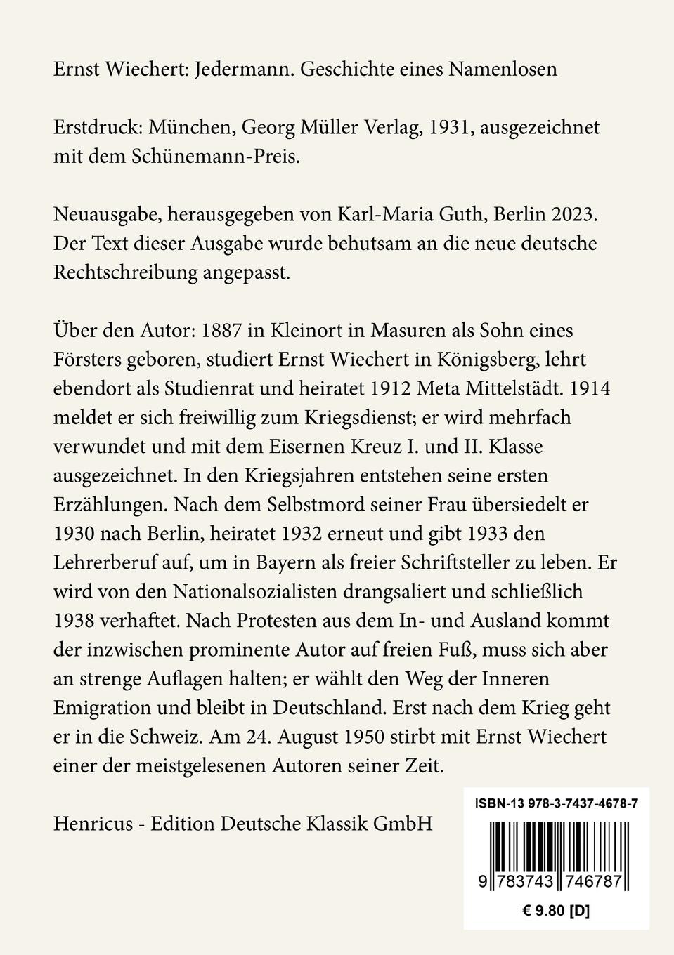 Rückseitencover Jedermann