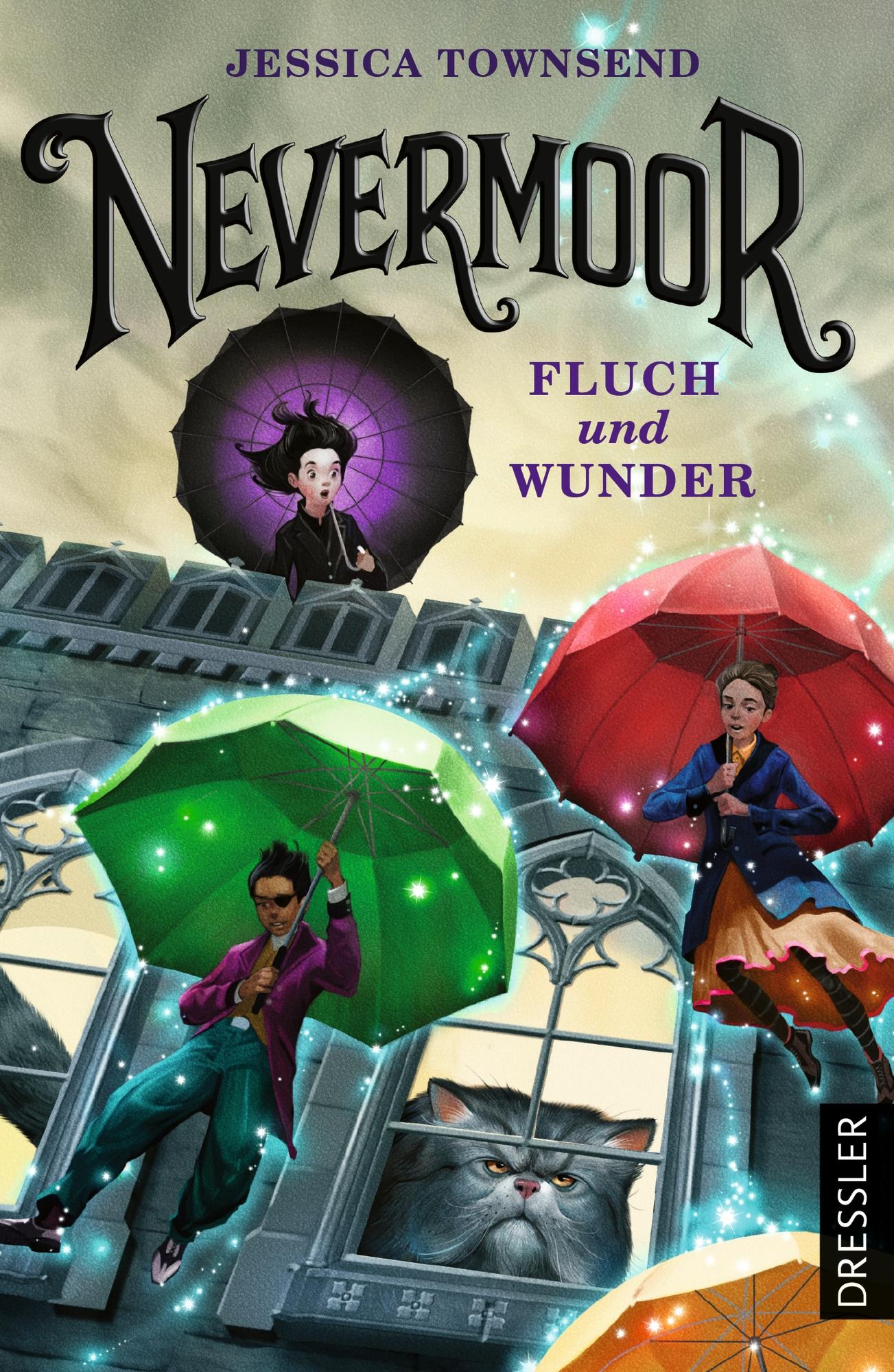 Vorderes Coverbild Nevermoor 1. Fluch und Wunder