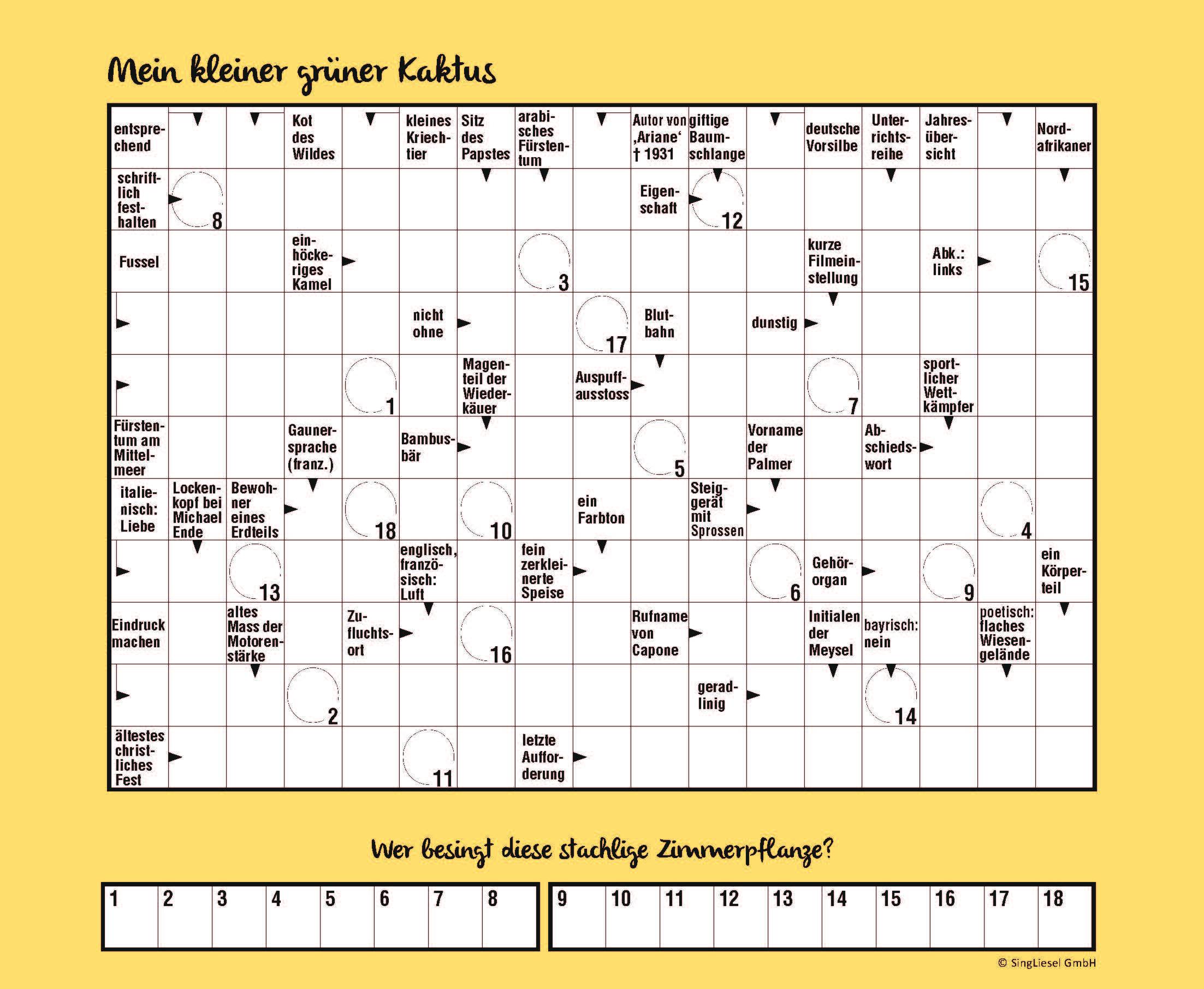 Beispielinhalt (Bild) Kreuzworträtsel für Senioren. Der Kreuzworträtsel-Block für Senioren mit vertrauten Fragen vergangener Jahrzehnte. Der Rätsel-Block für Senioren im Großformat und mit großer Schrift. (Band 3)