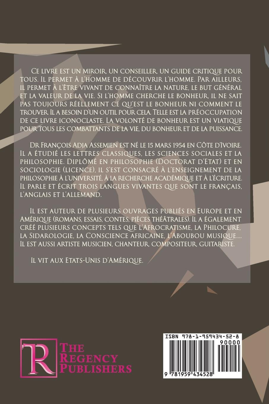 Rückseitencover La Volonte De Bonheur