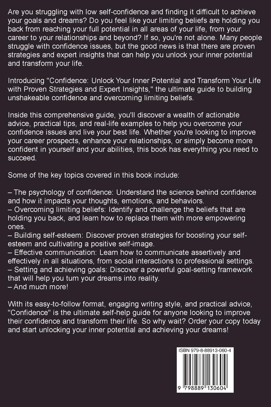 Rückseitencover Confidence