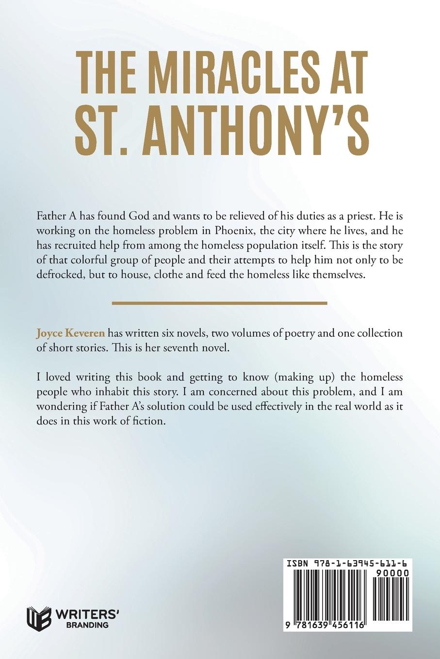 Rückseitencover THE MIRACLES AT ST. ANTHONY'S