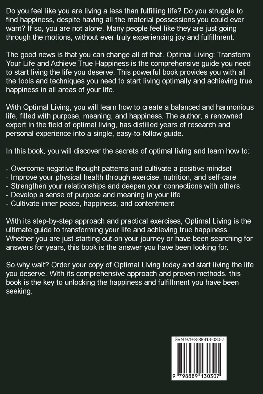 Rückseitencover Optimal Living