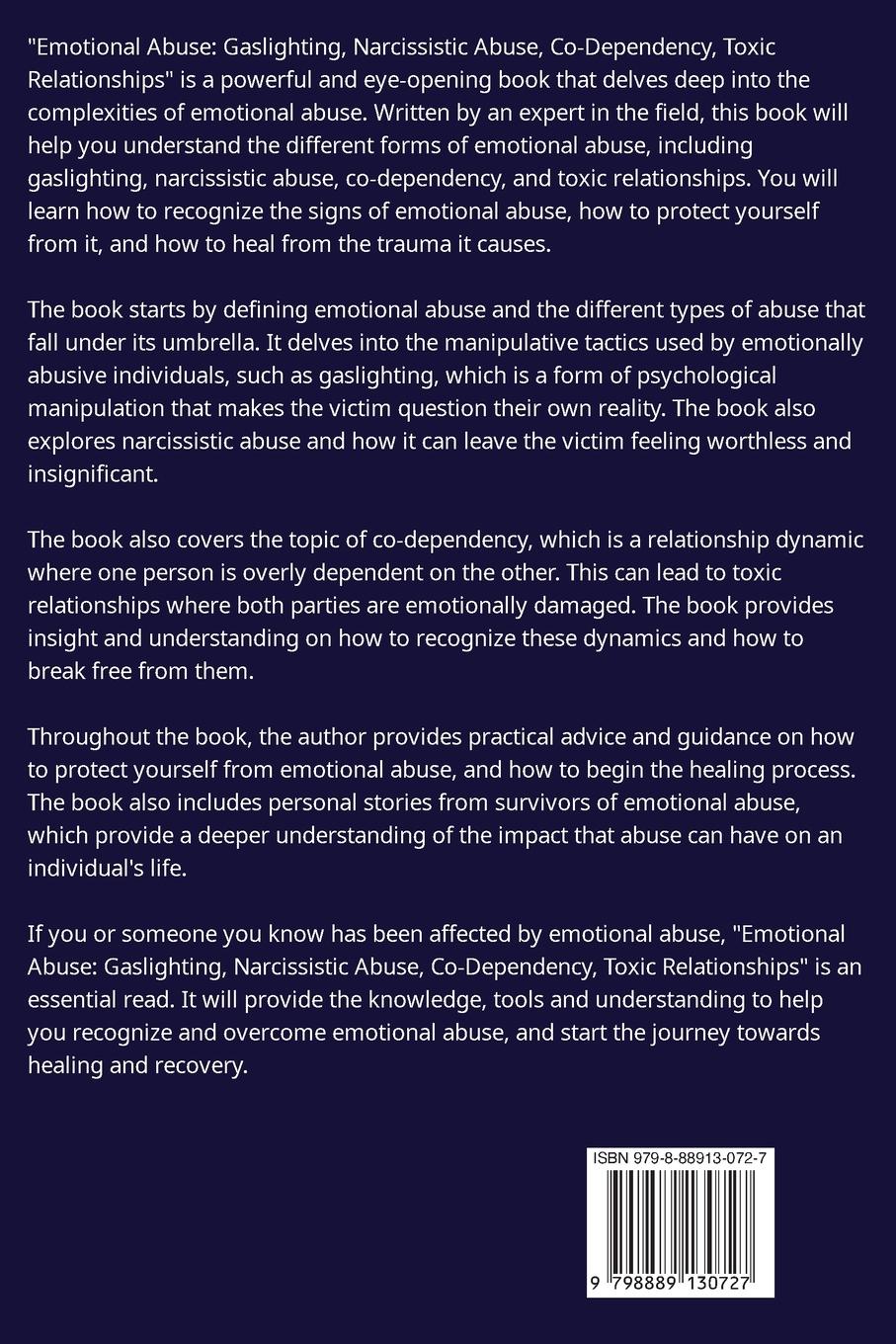 Rückseitencover Emotional Abuse