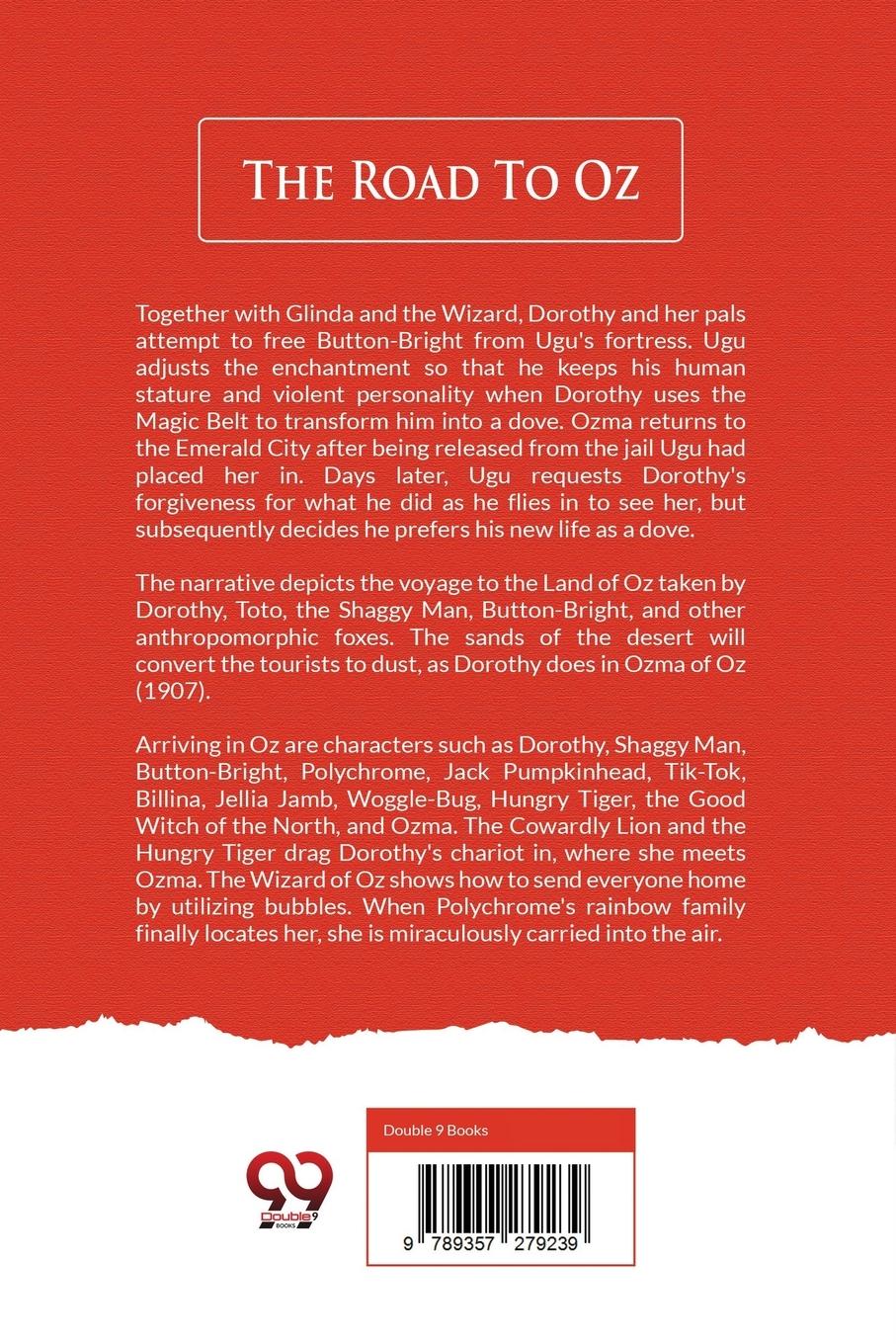 Rückseitencover The Road To Oz