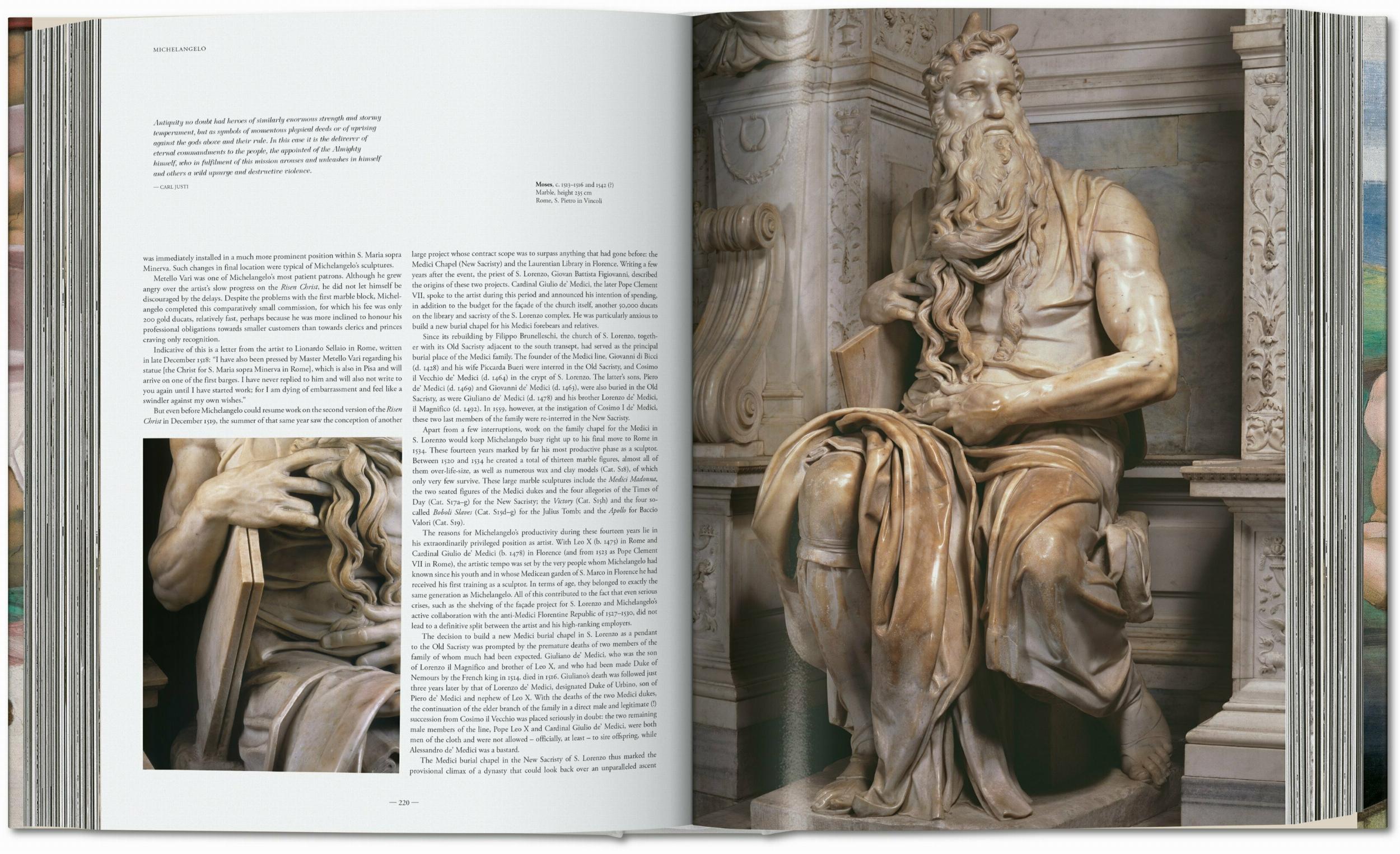 Beispielinhalt (Bild) Michelangelo. The Complete Works. Paintings, Sculptures, Architecture