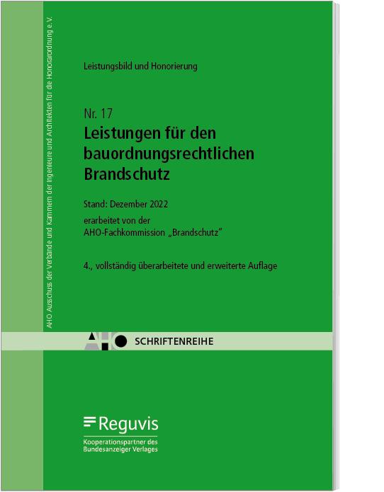 Vorderes Coverbild Leistungen für den bauordnungsrechtlichen Brandschutz