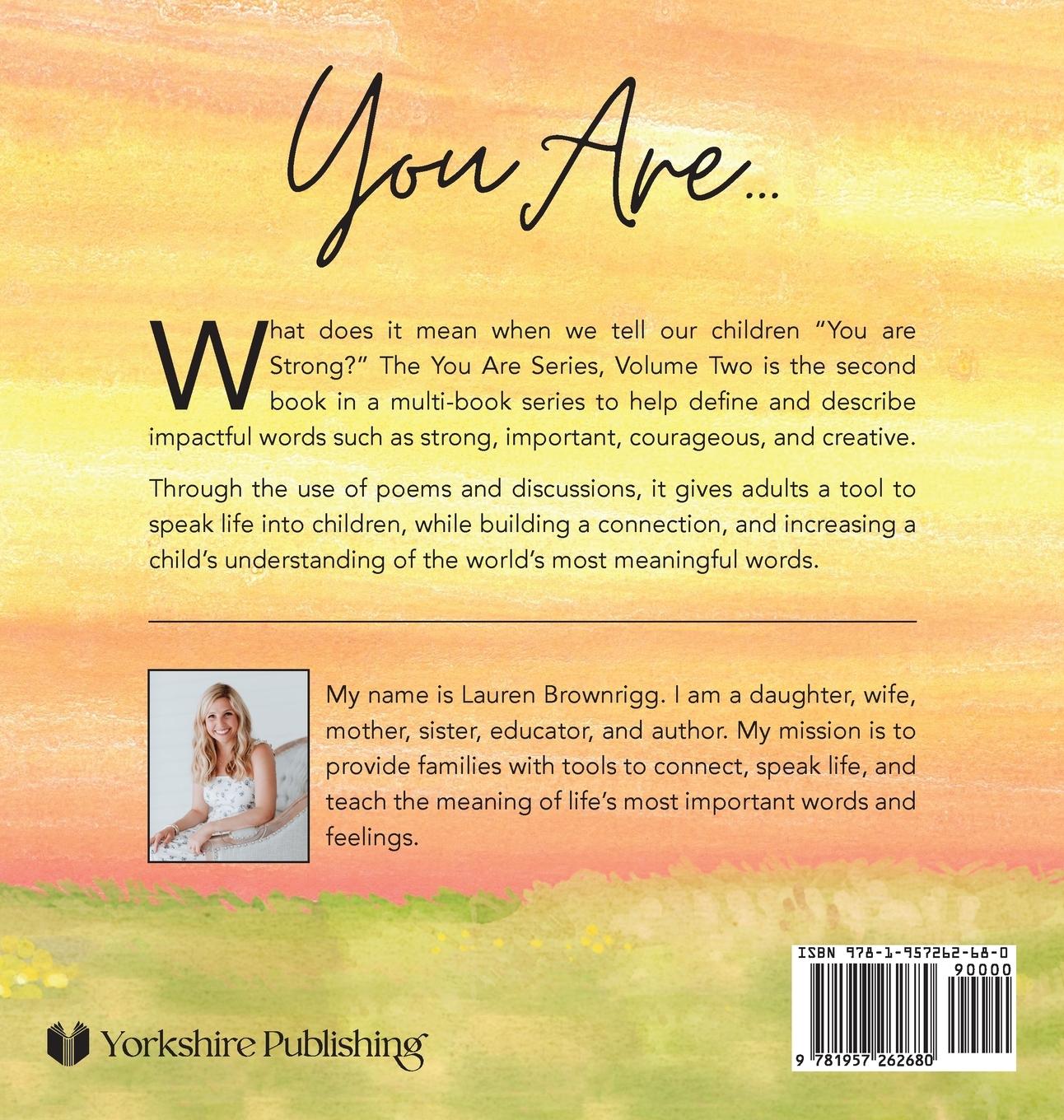 Rückseitencover You Are