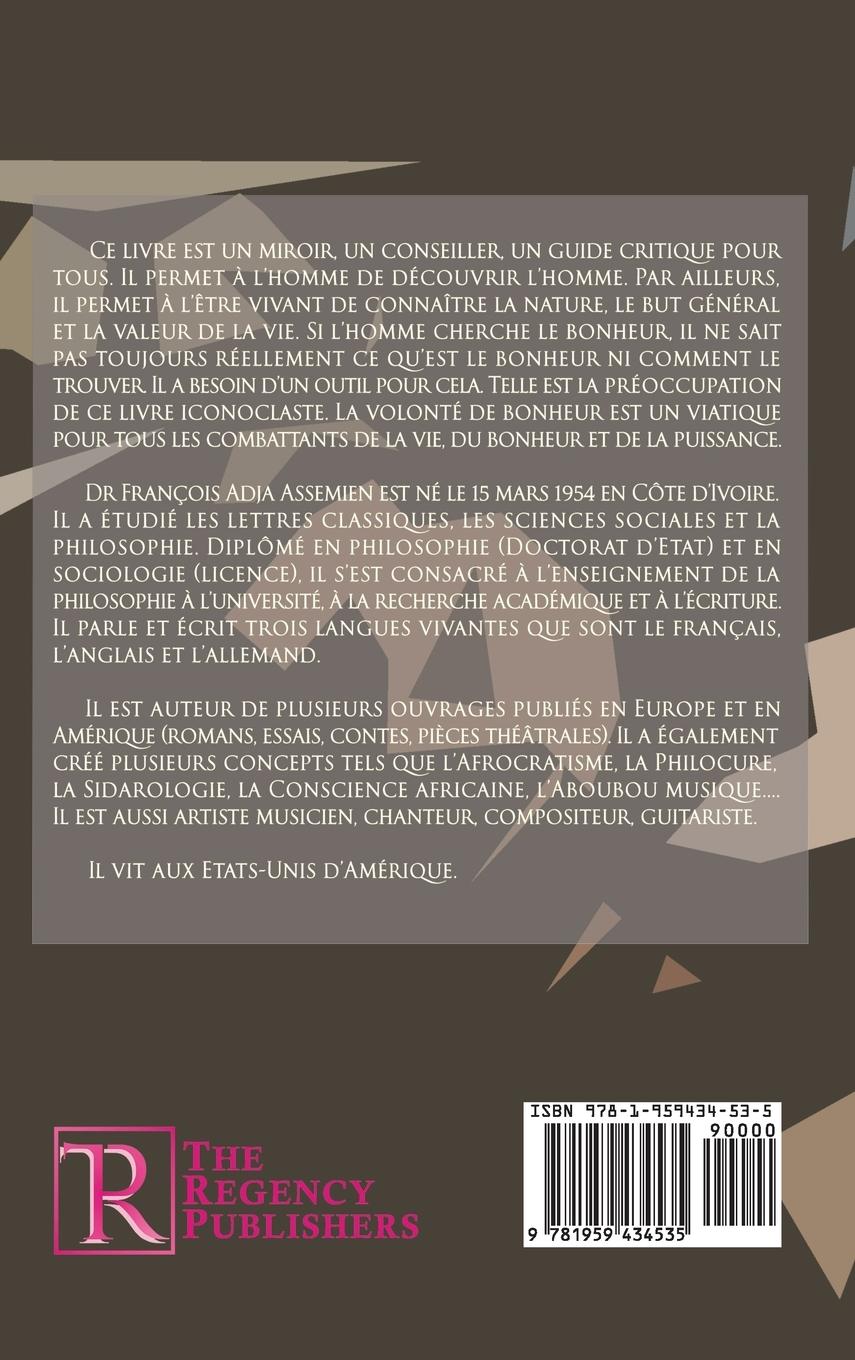 Rückseitencover La Volonte De Bonheur