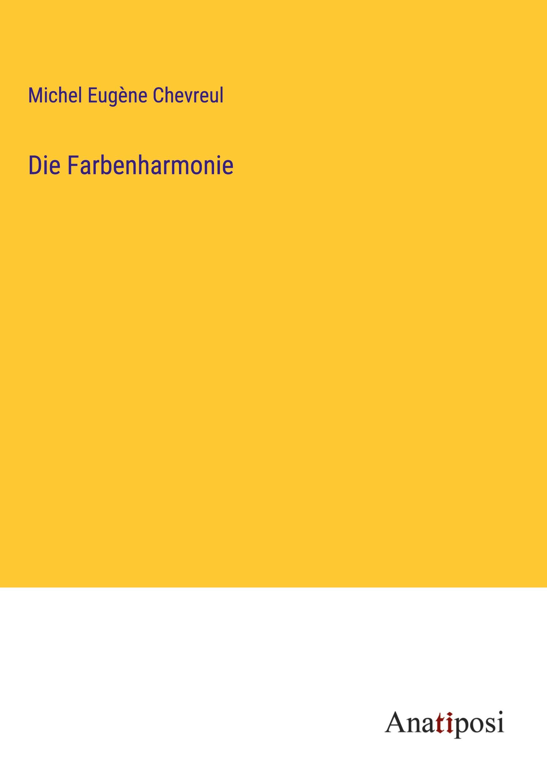 Vorderes Coverbild Die Farbenharmonie