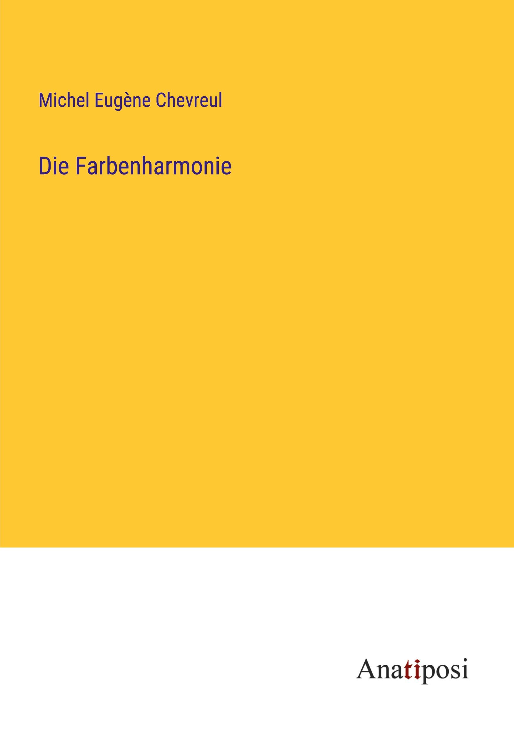 Vorderes Coverbild Die Farbenharmonie