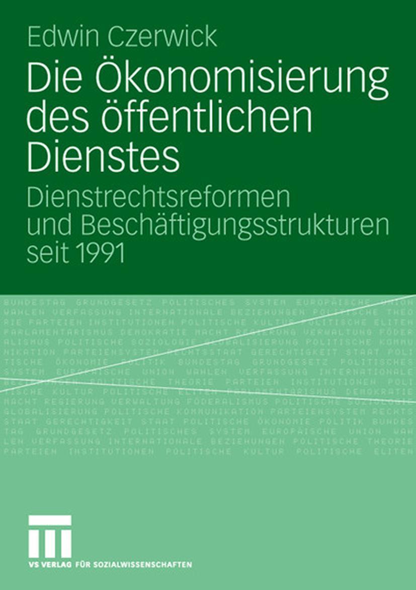 Vorderes Coverbild Die Ökonomisierung des öffentlichen Dienstes