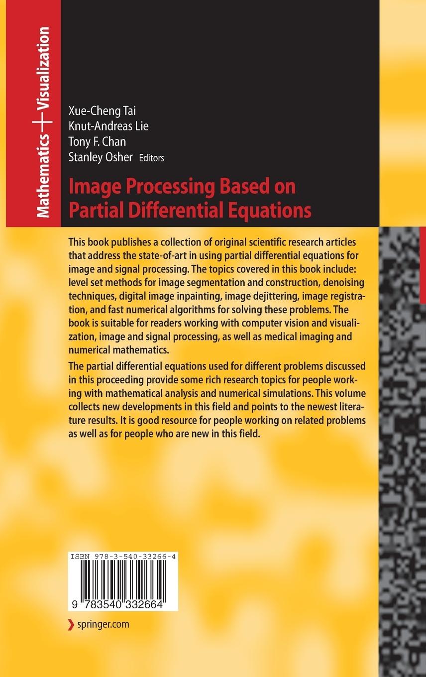 Rückseitencover Image Processing Based on Partial Differential Equations