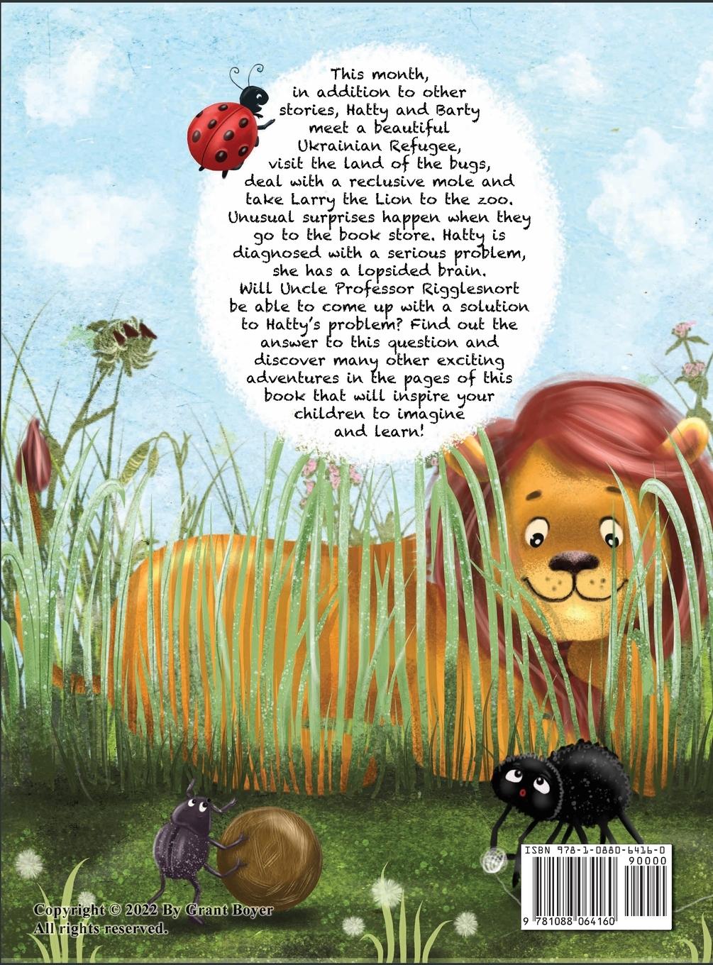 Rückseitencover Hatty and Barty Adventures Month Seven