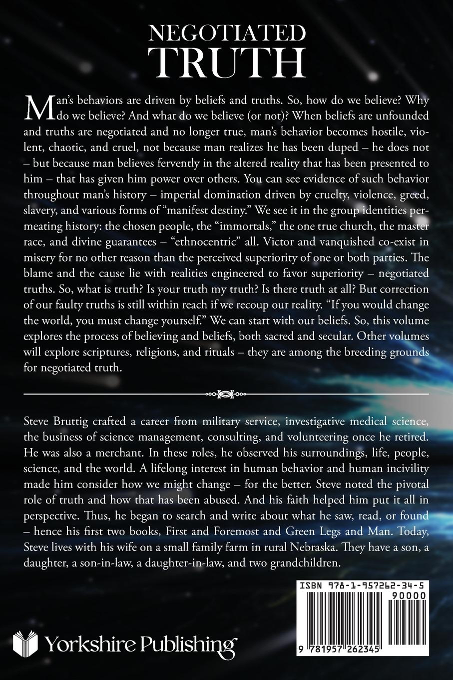 Rückseitencover Negotiated Truth Vol 1