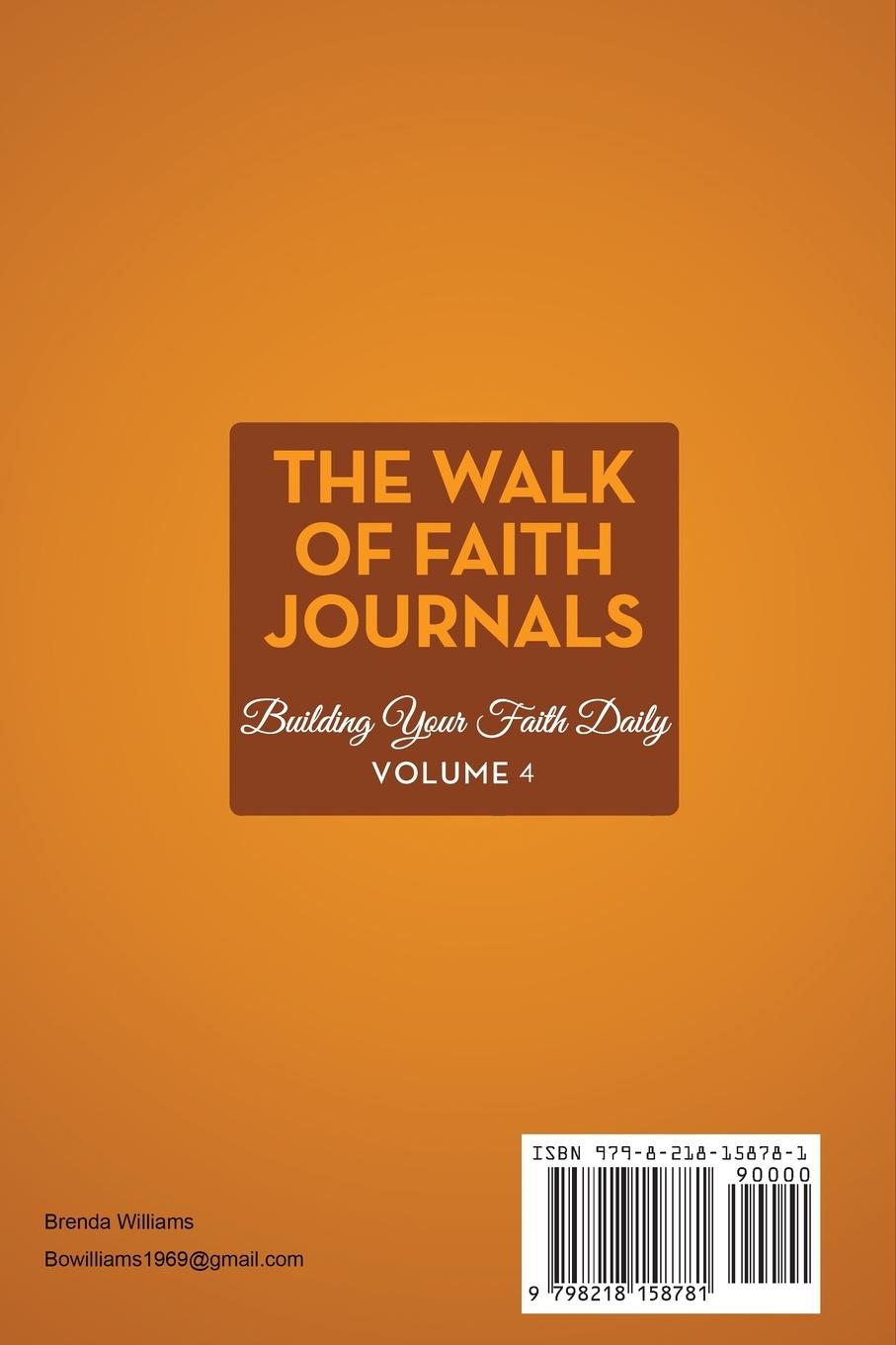 Rückseitencover The Walk of Faith Journals
