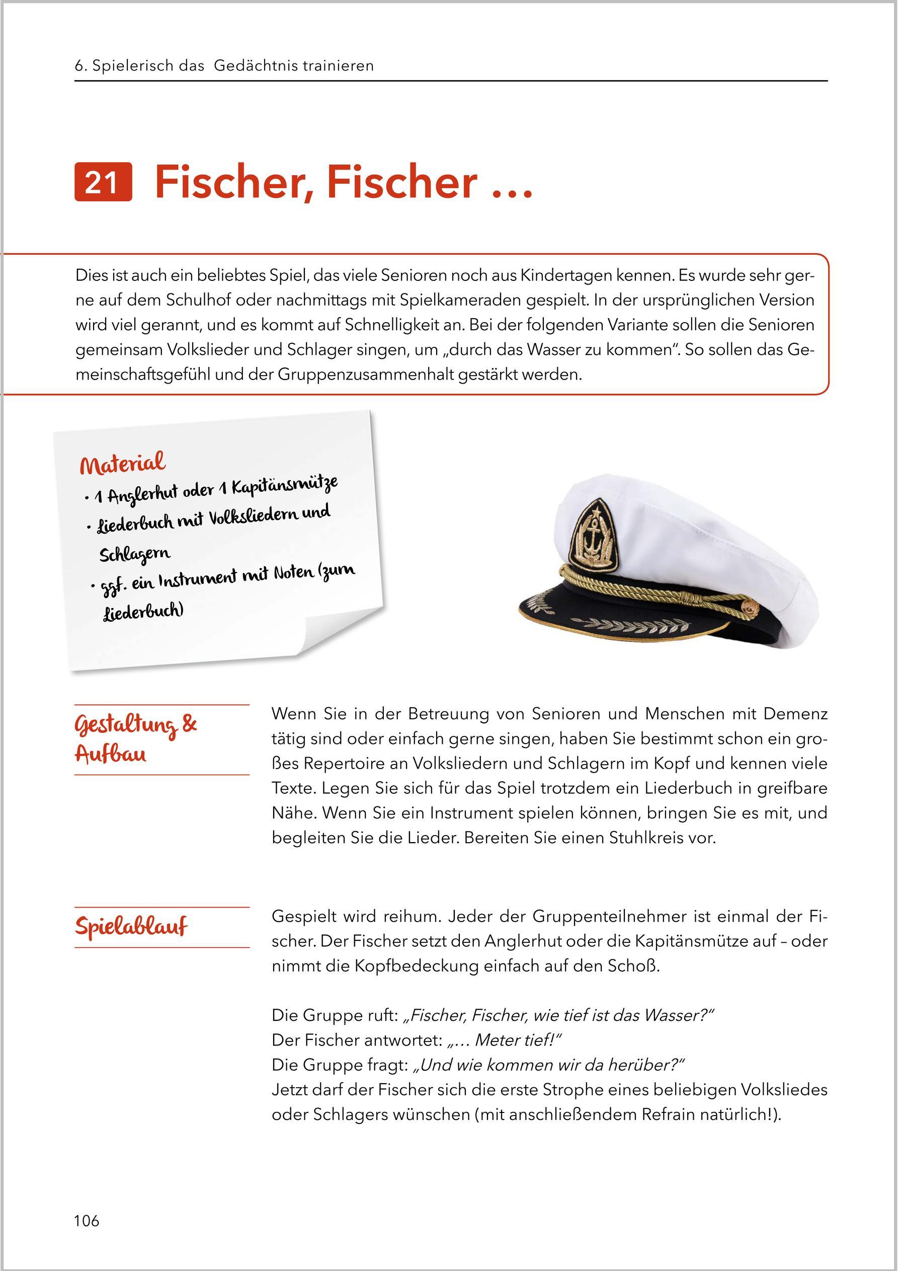 Beispielinhalt (Bild) Spielen mit Senioren (Band 2)