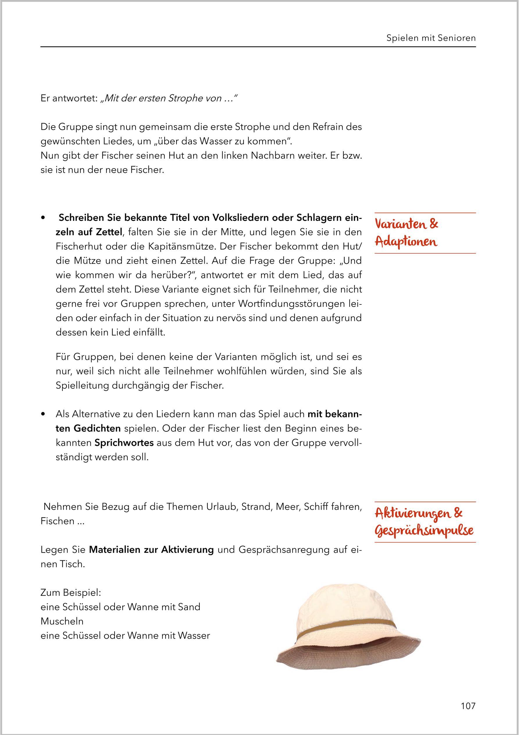 Beispielinhalt (Bild) Spielen mit Senioren (Band 2)