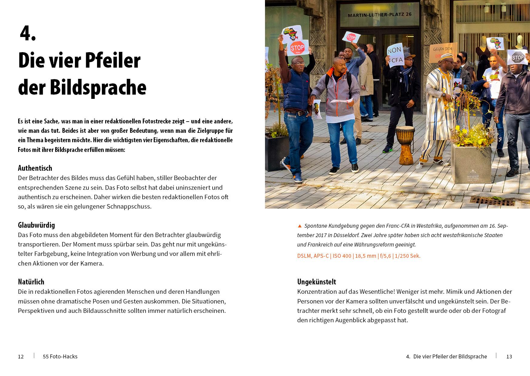 Beispielinhalt (Bild) 55 Foto-Hacks - Tricks & Skills für bessere Bilder und noch mehr Spaß beim Fotografieren