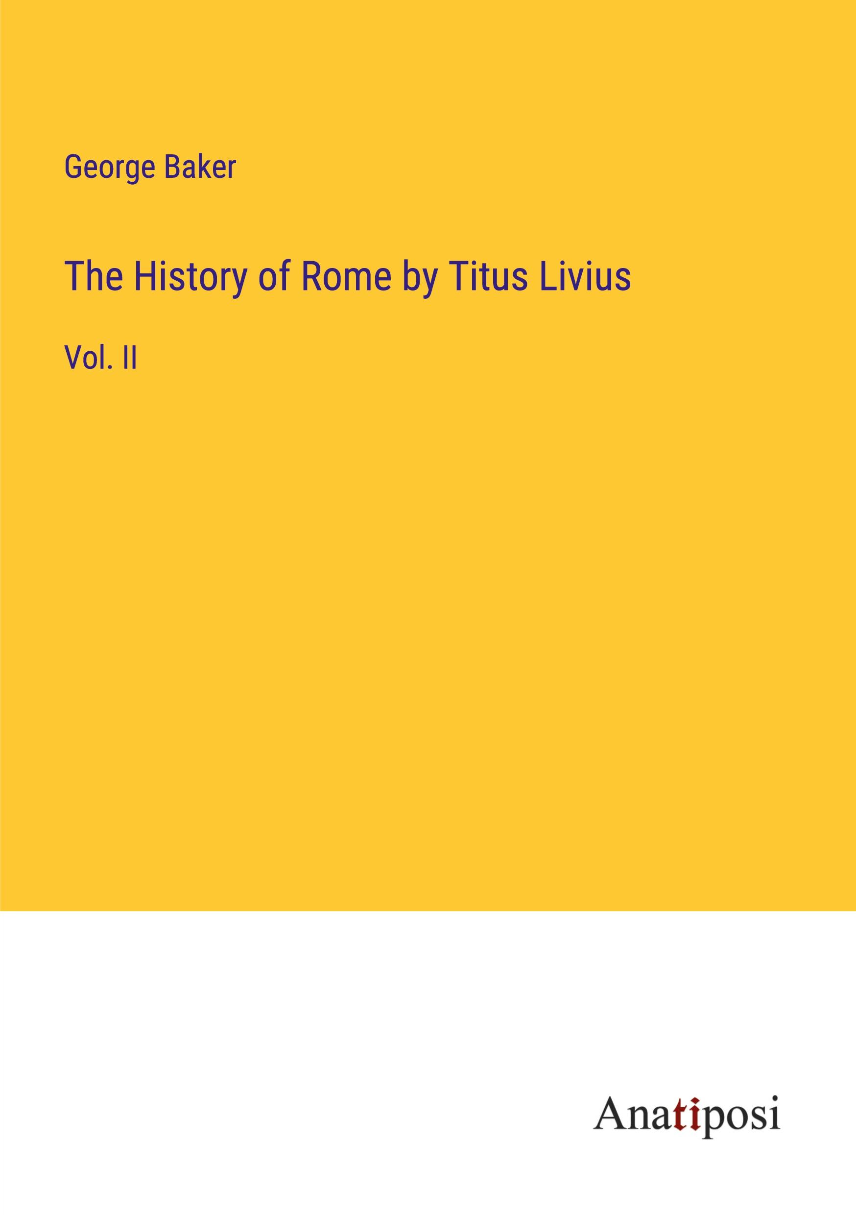 Vorderes Coverbild The History of Rome by Titus Livius