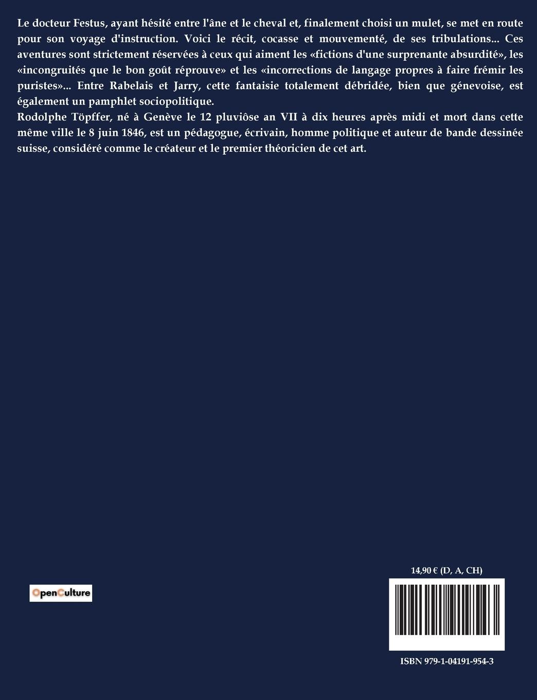 Rückseitencover Voyages et aventures du docteur Festus