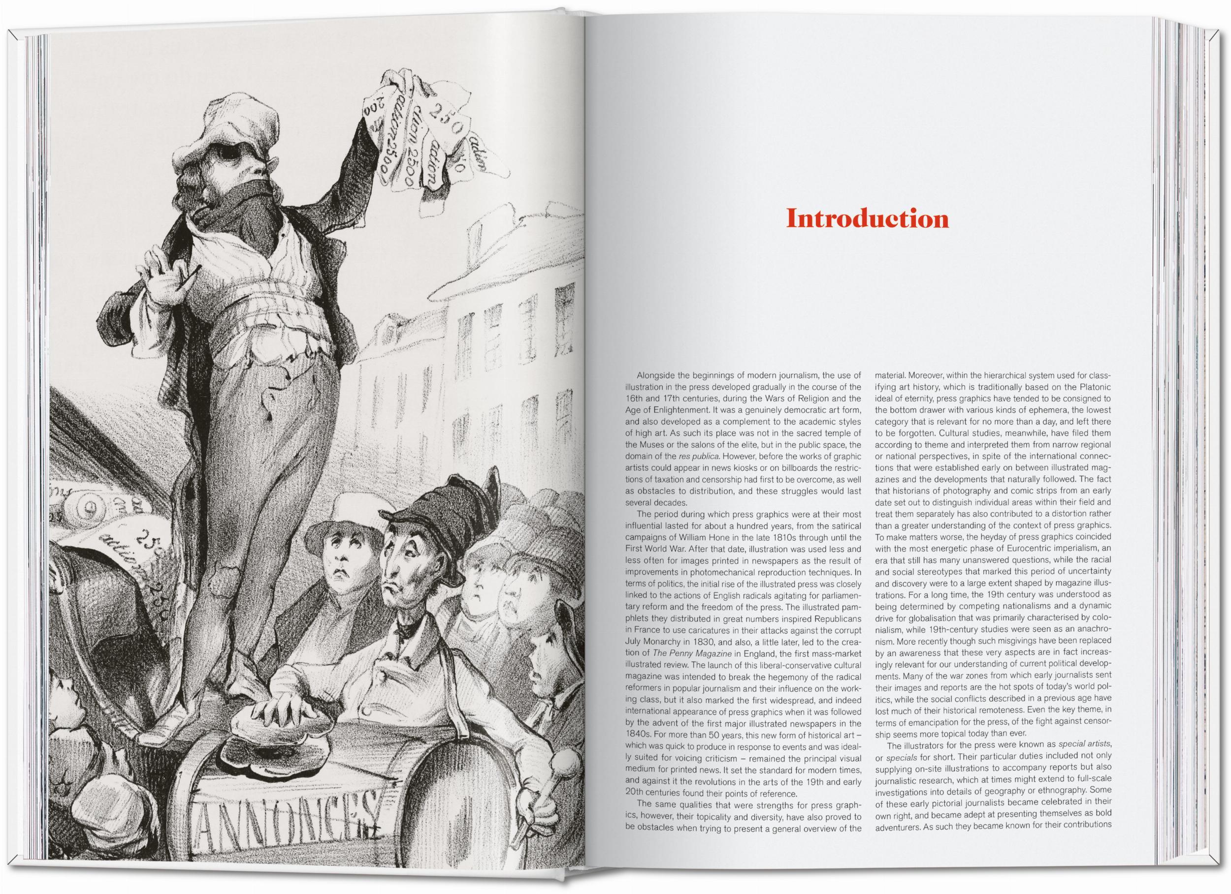 Beispielinhalt (Bild) History of Press Graphics. 1819-1921