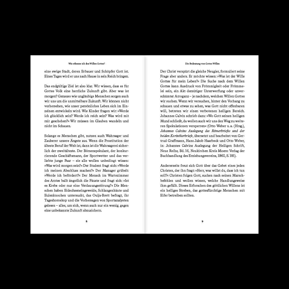 Beispielinhalt (Bild) Wie erkenne ich den Willen Gottes?