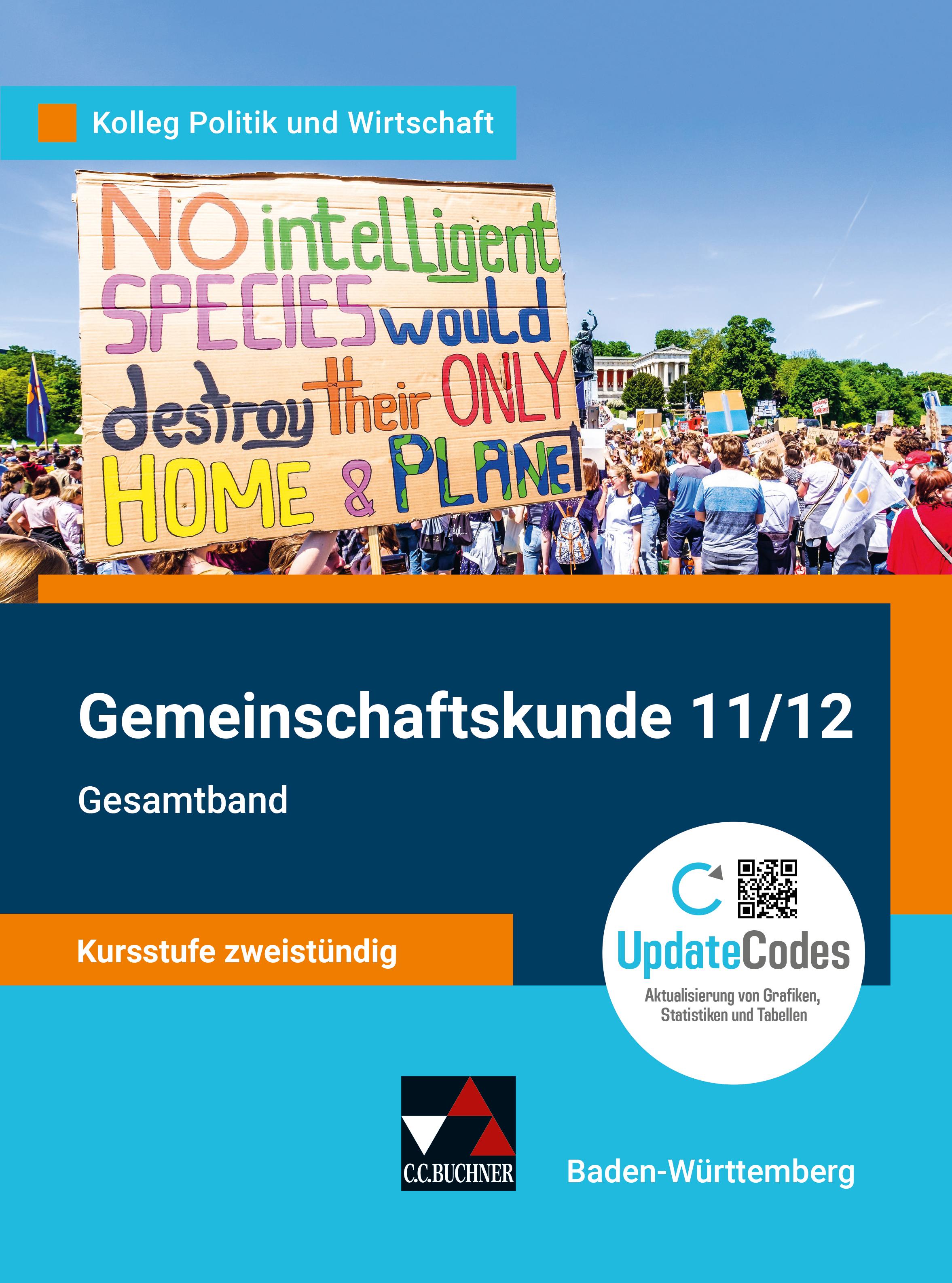 Vorderes Coverbild Gemeinschaftskunde BW 11/12 neu: Gesamtband