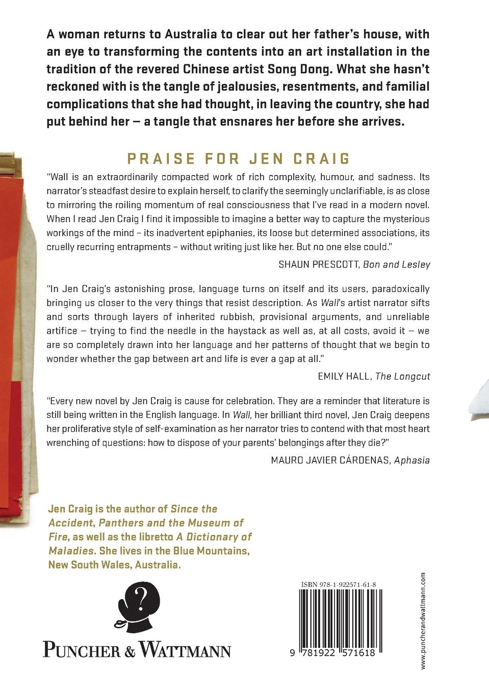 Rückseitencover Wall