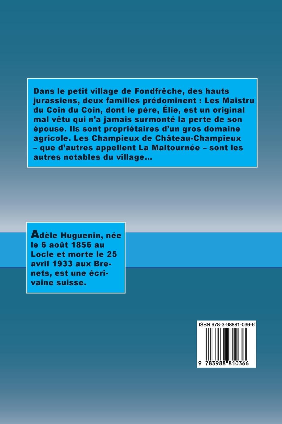 Rückseitencover La Maltournée