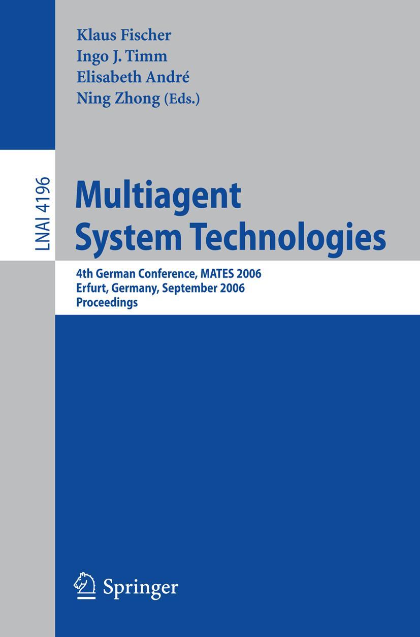 Vorderes Coverbild Multiagent System Technologies
