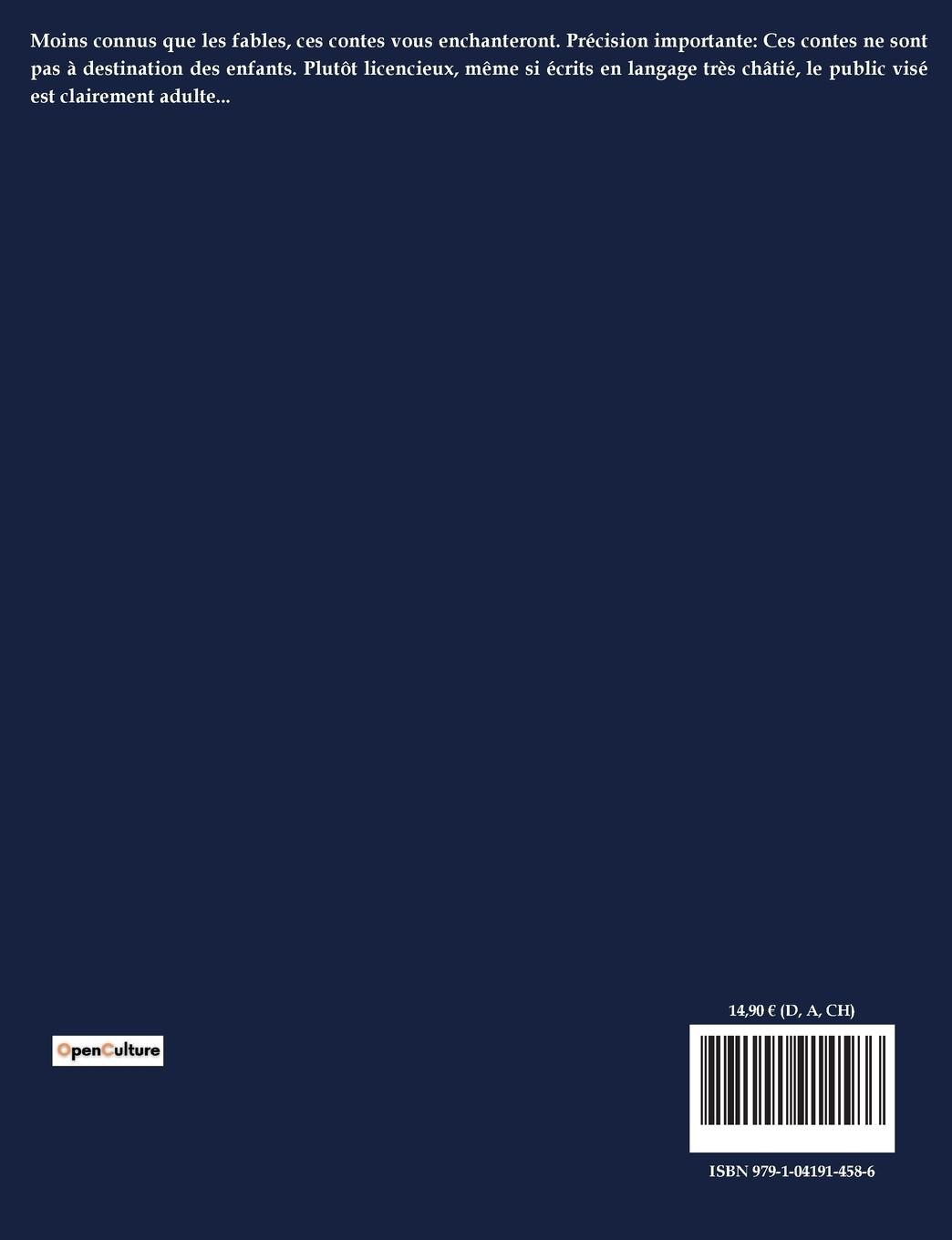 Rückseitencover Contes et nouvelles en vers - Tome II