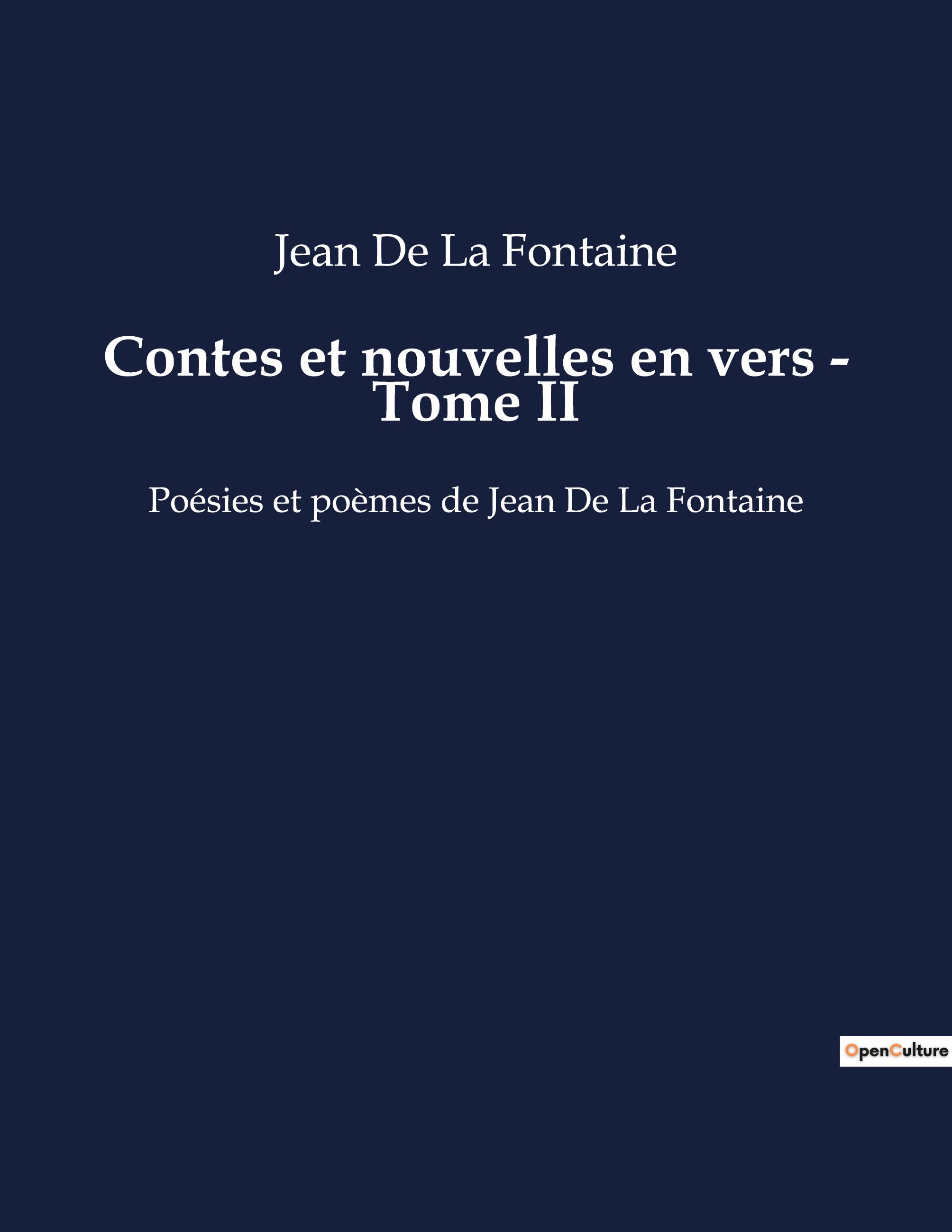 Vorderes Coverbild Contes et nouvelles en vers - Tome II