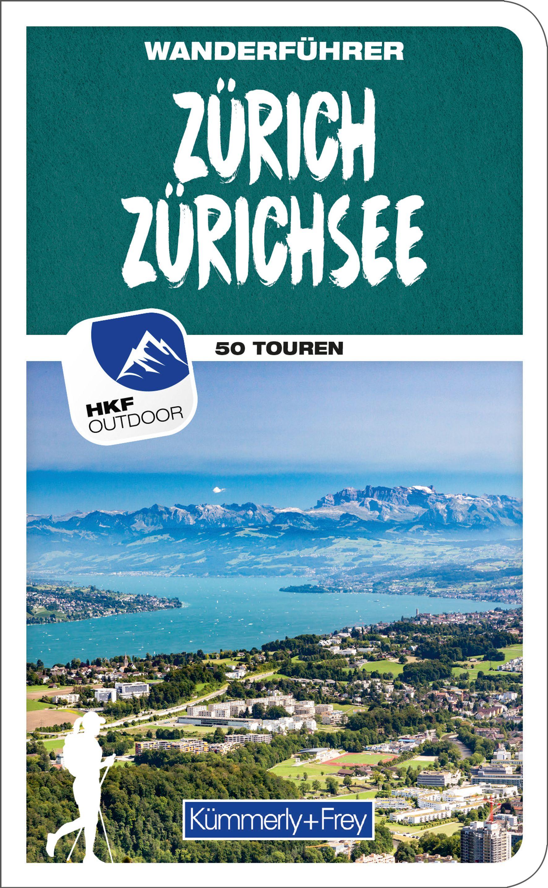Vorderes Coverbild Kümmerly+Frey Wanderführer Zürich, Zürichsee