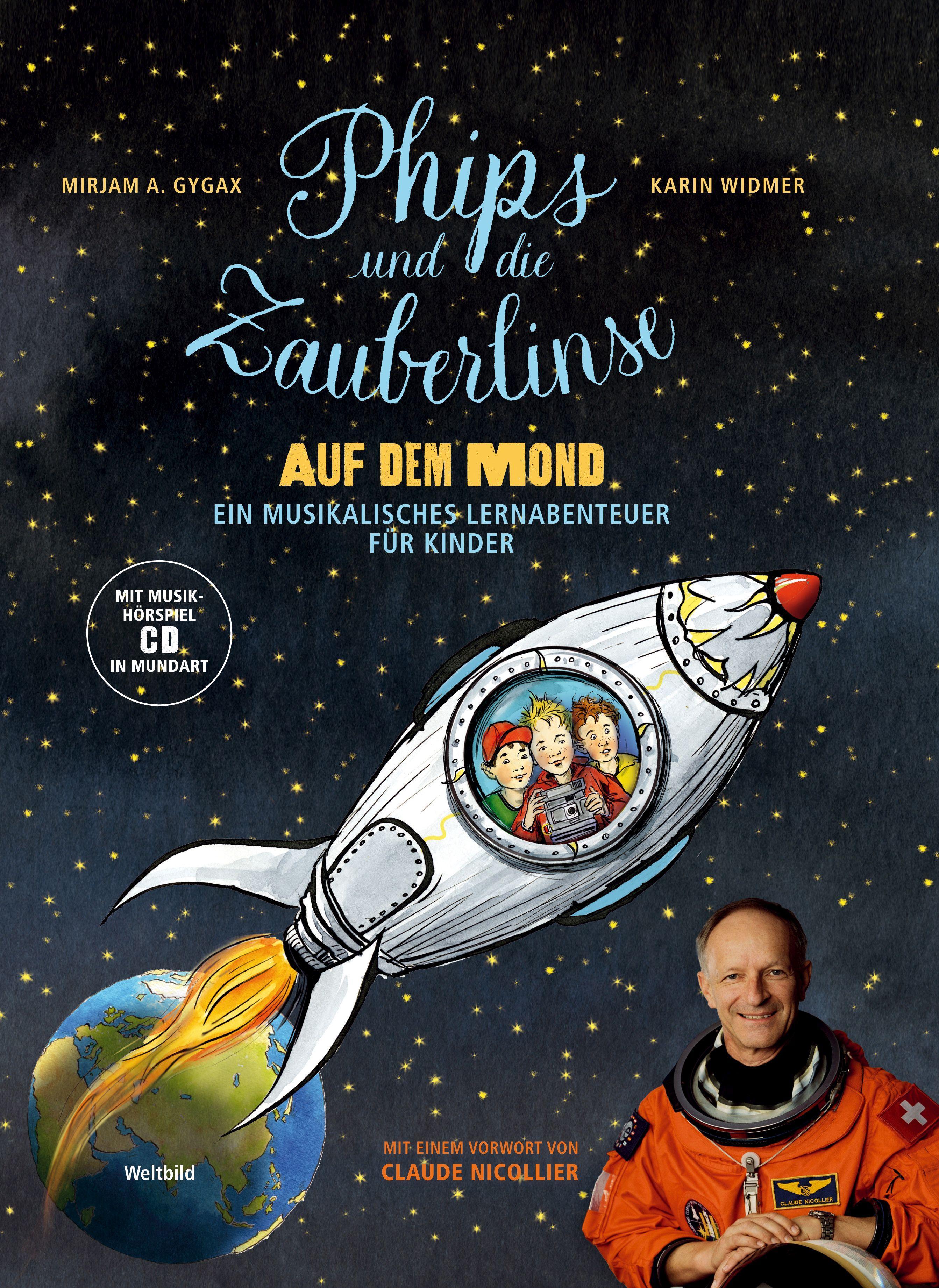 Vorderes Coverbild Phips und die Zauberlinse auf dem Mond