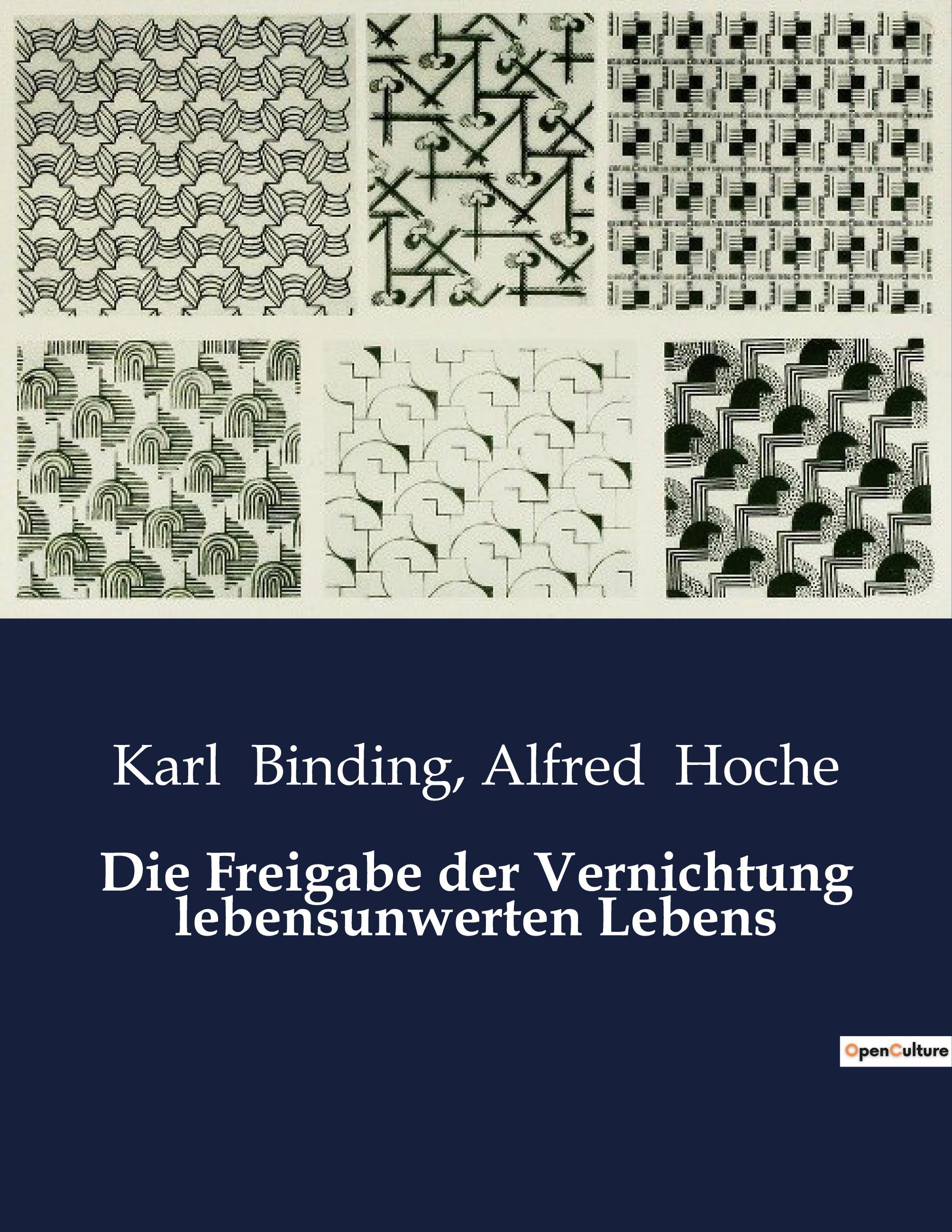 Vorderes Coverbild Die Freigabe der Vernichtung lebensunwerten Lebens