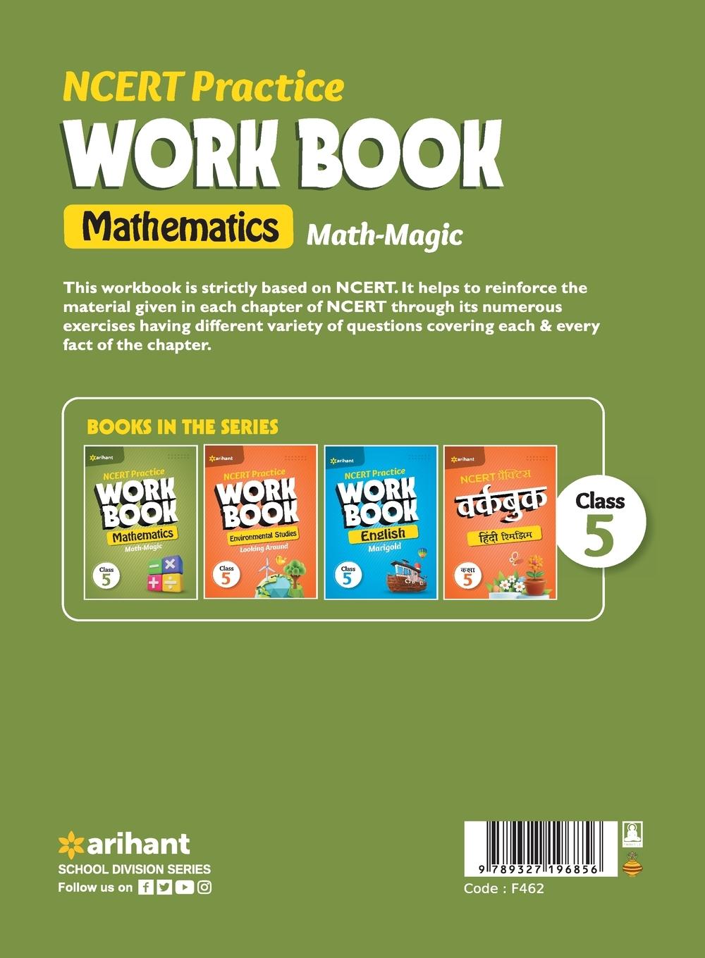 Rückseitencover NCERT Practice Workbook Mathematics Math-Magic Class 5th