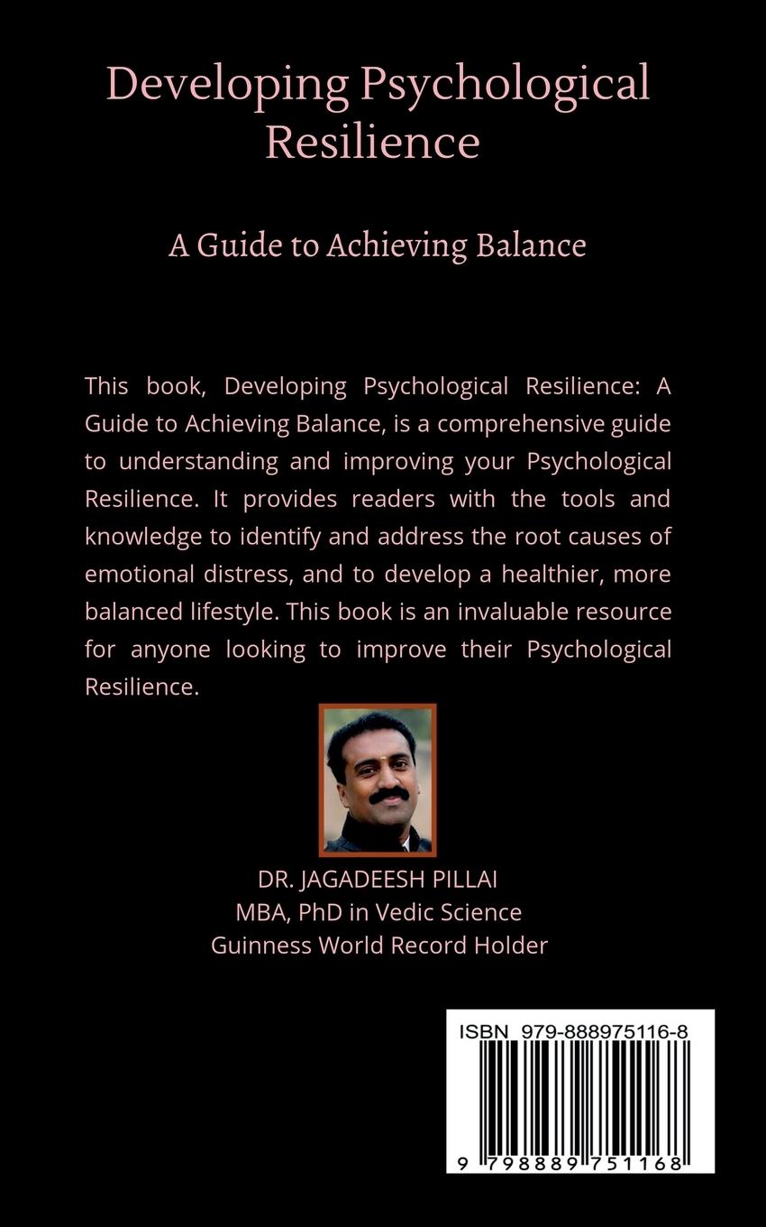 Rückseitencover Developing Psychological Resilience