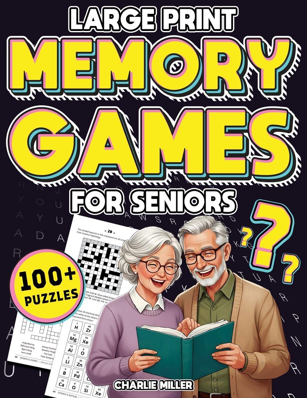 Vorderes Coverbild Memory Games for Seniors (Large Print)