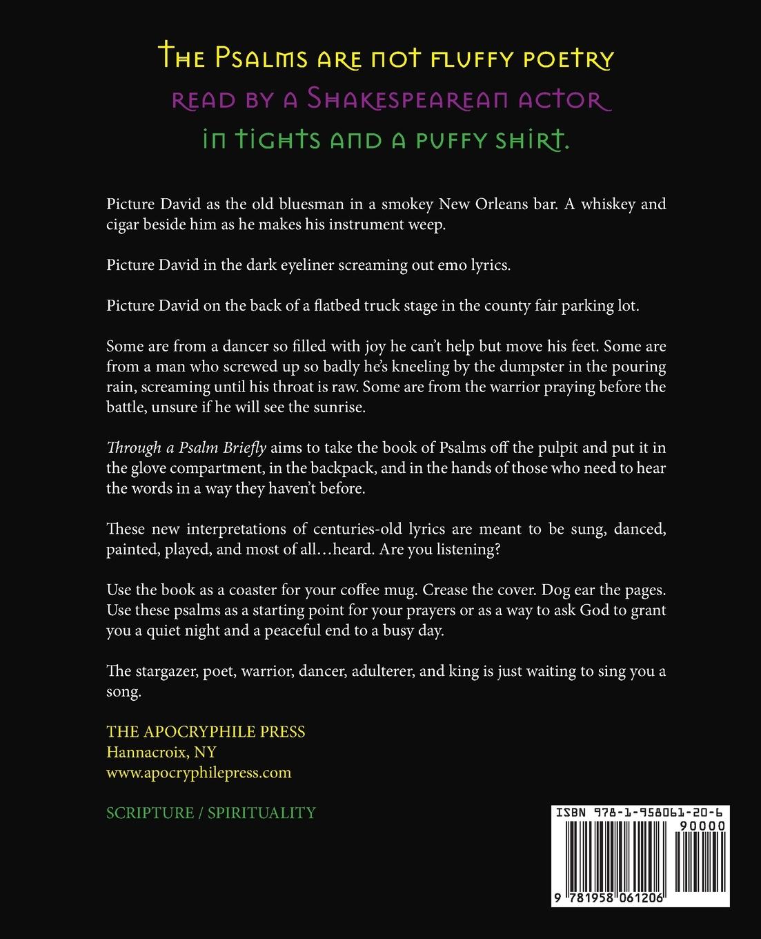 Rückseitencover A Psalm Briefly