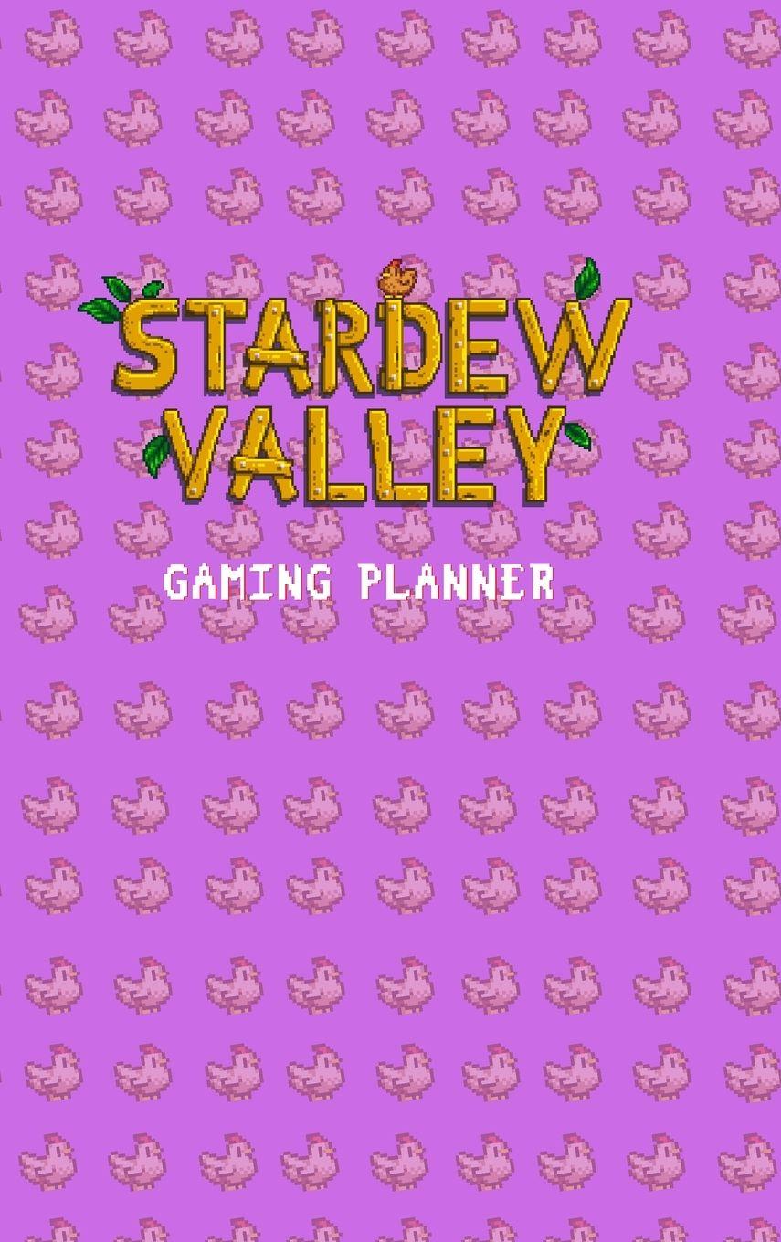 Vorderes Coverbild Stardew Valley Gaming Planner and Checklist in Purple