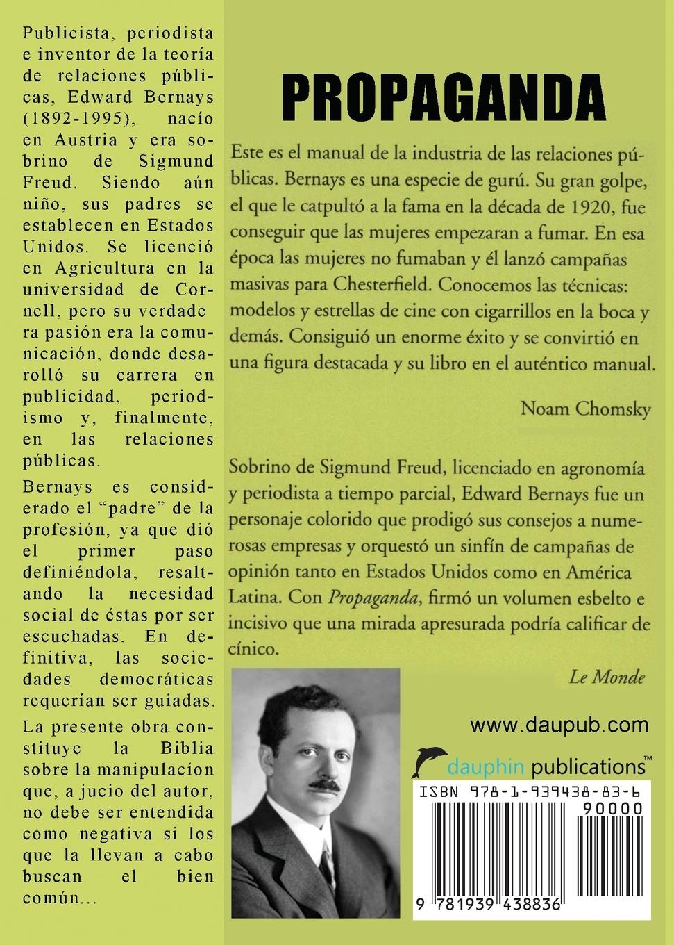 Rückseitencover Propaganda - Spanish Edition - Edicion Español