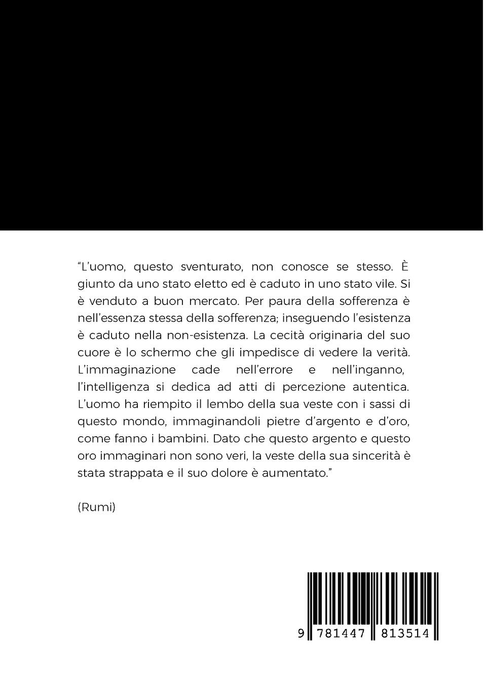 Rückseitencover Rumi; Il Cuore Del Sufismo