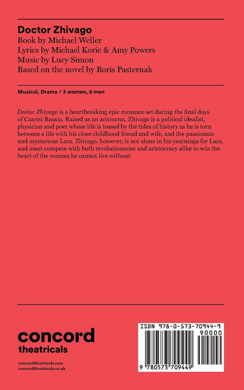 Rückseitencover Doctor Zhivago