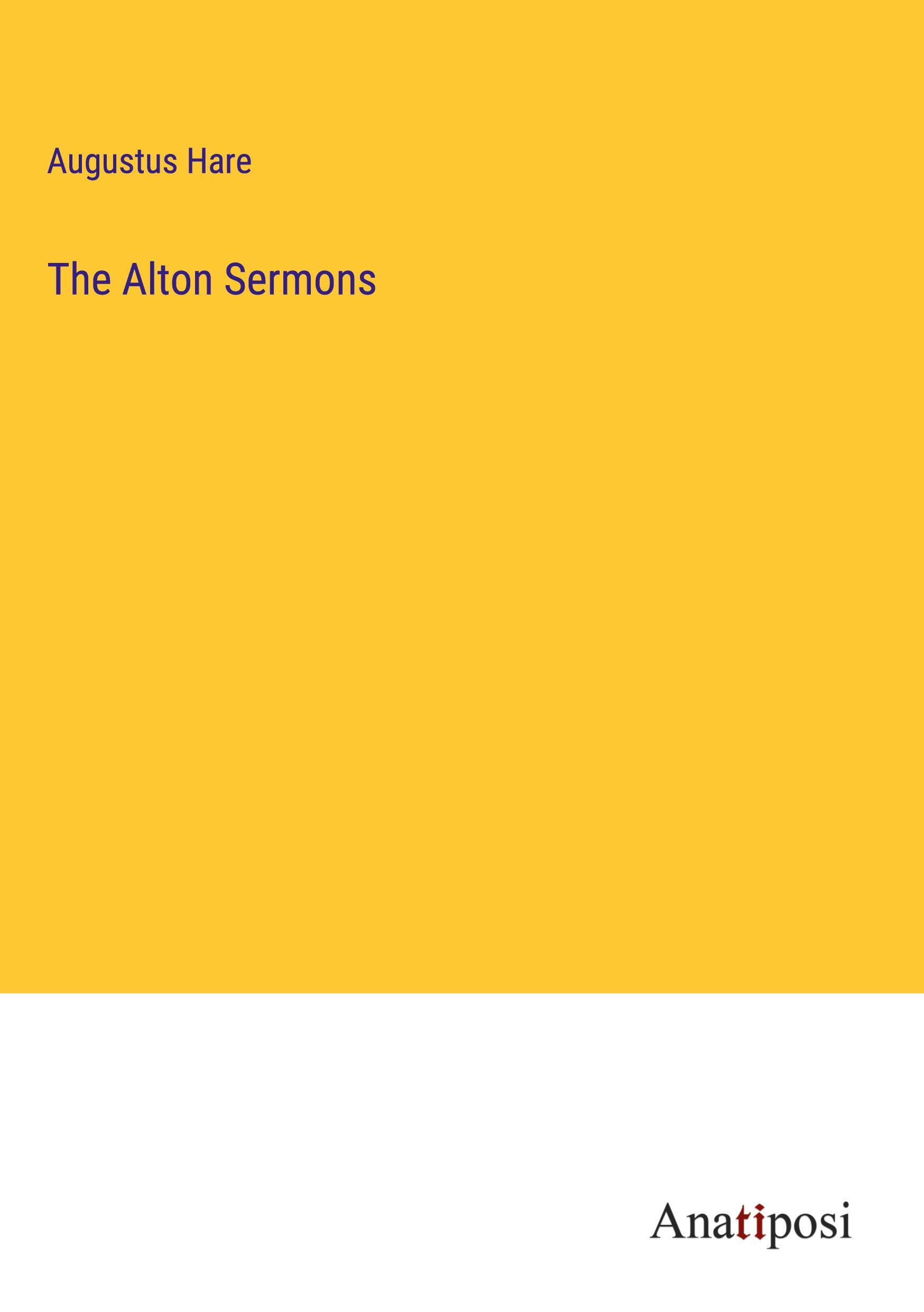 Vorderes Coverbild The Alton Sermons