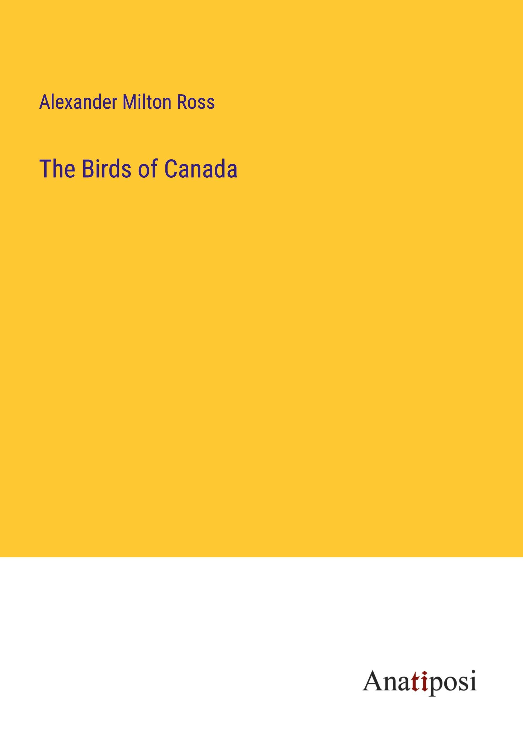 Vorderes Coverbild The Birds of Canada