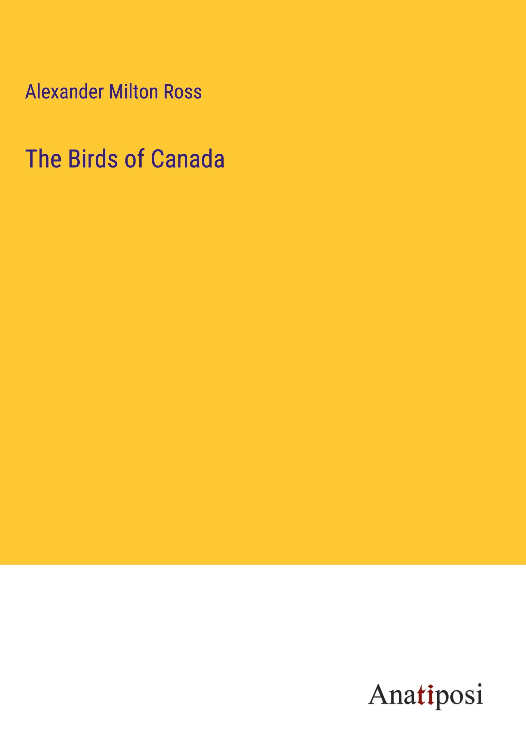Vorderes Coverbild The Birds of Canada